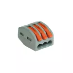 SZ-3D Szybkozłączka trzykrotna z dźwigniami do wszystkich rodzajów przewodów, 24A, 0,2-4mm2, 450V AC 5szt