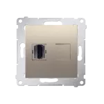 SIMON 54 WMDH-0XXXX1-044 Gniazdo HDMI (moduł); złoty mat