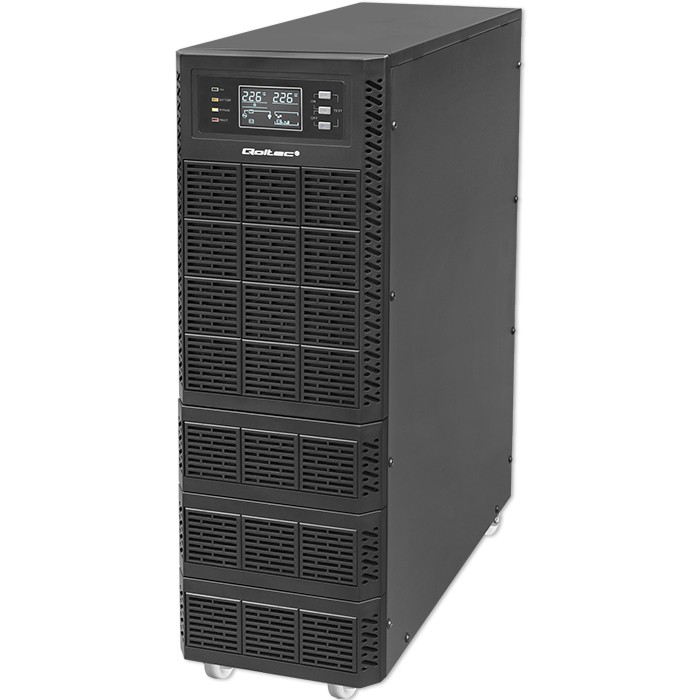 Qoltec Zasilacz awaryjny UPS | 6kVA | 6000W | Power Factor 1.0 | LCD | EPO | USB | On-line