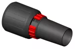 Adapter oborotowy Starmix wąż-elektronarzędzie (zakończenie węża) z zaworem powietrza do wszystkich węży Ø 35 mm, zamiennik za 425733